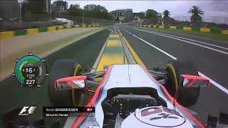 2015 Melbourne GP Q1 - Magnussen Onboard