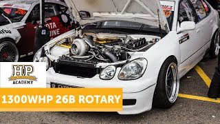 1300 HP 26B 4-rotor | Drift Aristo/GS300 [TECH TOUR]