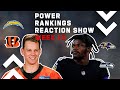 NFL Week 13 Power Rankings Reaction Show