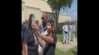 Foxx attends George Floyd's memorial service