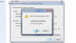 How to clear your Java cache of temporary Internet files