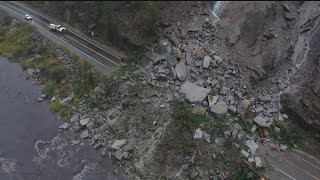 Highway 70 In Butte County Closed Due To Rockslide
