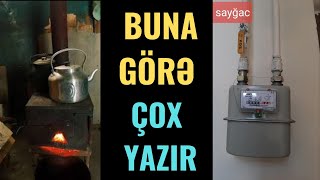 DİQQƏT! Qaz sobasının içinə baxın  -  Sayğacınız  buna görə  çox yazır