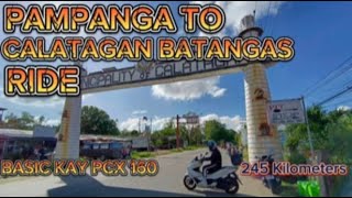 245 KM | PAMPANGA TO CALATAGAN BATANGAS RIDE | HONDA | PCX 160 | BUDOL RIDE