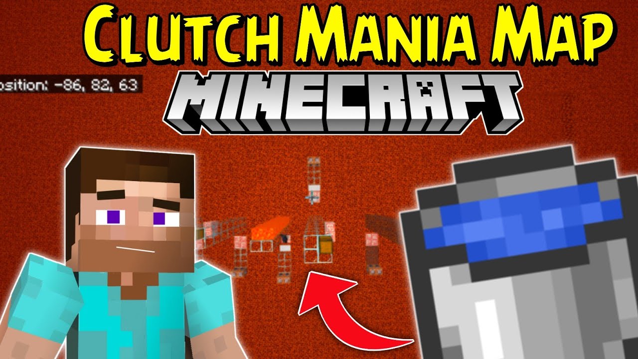 Clutch Mania Map Clutch Practice Map Best Mlg Map For Minecraft Pe