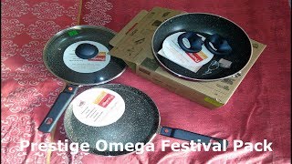 Unboxing And Review Of Prestige Omega Festival Pack Induction And Gas Bottom Cookware Set#PFOA Free