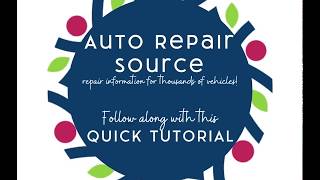 How-To Use Auto Repair Source Tutorial