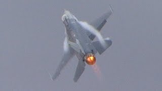 AGGRESSIVE F-16 DEMO !!!