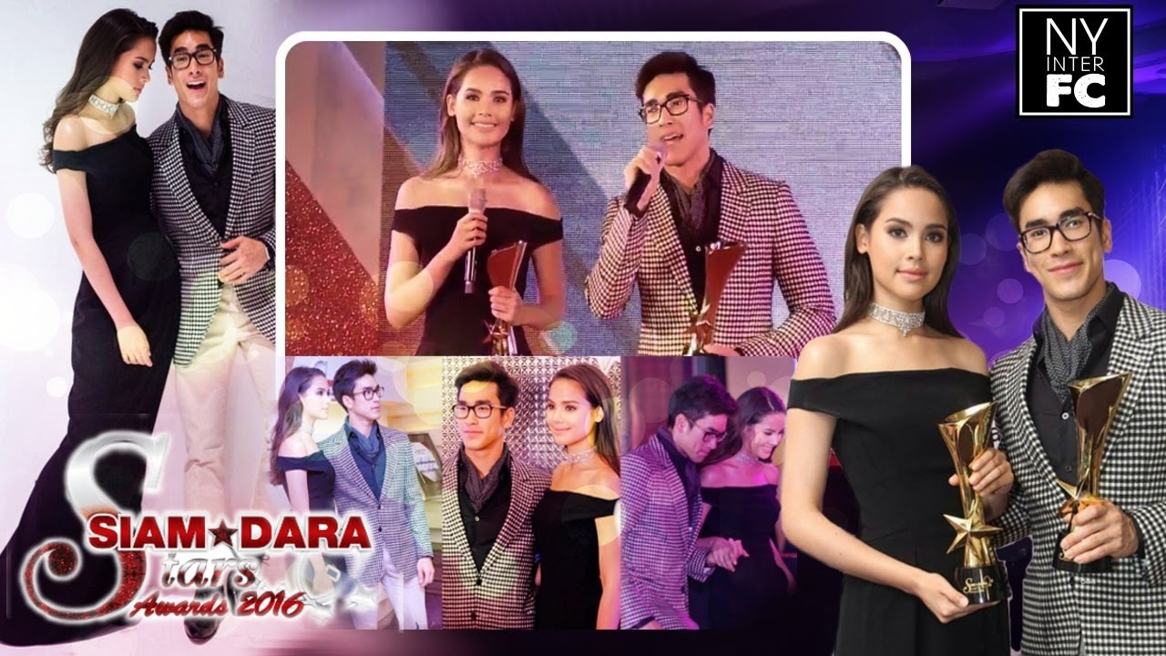 [ENG SUB] Nadech Yaya Siamdara Stars Award 2016 Winning Speech Popular ...