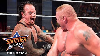 FULL MATCH - Brock Lesnar vs. The Undertaker: SummerSlam