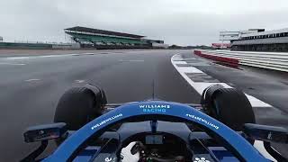 Presentación Williams FW44 en la pista de Silverstone - F1 2022 - Onboard - Nicholas Latifi