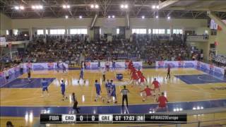 24/07/2016 18:45 CROATIA-HELLAS FIBA U20, Chalkida, Greece (T. KAMPOURIS HALL)