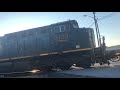 csx 996 leading q582 into maxwell yard on 10 15 21 at 5 01 pm