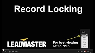 Record Locking