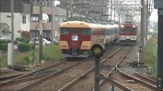 近鉄「あおぞらⅡ」PN06+PN04@蟹江駅と名古屋駅