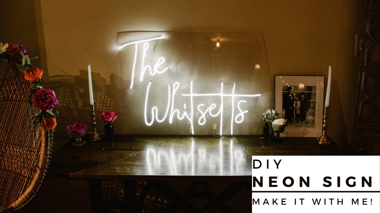 Diy Neon Sign On Acrylic At Sherry Hubbard Blog