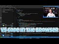 Using Visual Studio Code (VSCode) in the Browser! A zero-install experience.