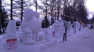 おびひろ氷まつり(雪像) 1/2 @北海道帯広市 Obihiro Ice Festival Snow Sculpture Hokkaido