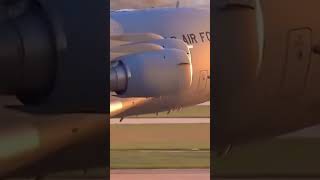 The Largest Aircraft in the US Air Force C-5M Super Galaxy in Action #shorts #airforce #army