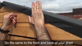 Firestone EPDM Shed Roof Kit   How to waterproof your shed for 50 years