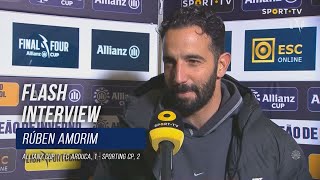 Rúben Amorim: "O Paulinho está na Taça da Liga e no campeonato"