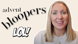 BLOOPERS from the Advent Calendar | Crochet Bloopers!