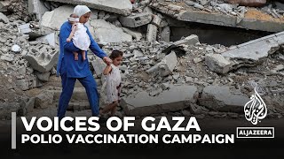 Displaced Palestinian mother in Gaza pleads for peace amid health \u0026 safety concerns