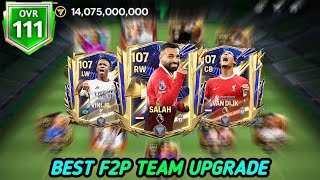 HOW TO REACH 111 OVR AS F2P | BEST GUIDE | FC MOBILE