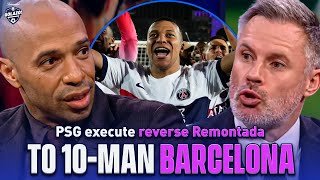 Thierry Henry, Micah & Carragher react to PSG's remarkable comeback! | UCL Today | CBS Sports Golazo
