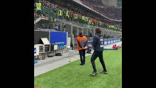 Mirko Mengozzi Goal del Inter Joaquin Correa stadium announcer Inter