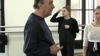 Eloy Pericet  Clase en el Centro Andaluz de Danza