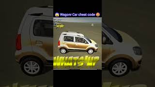 wagonr car cheat code in India bike driving  #viral #cheatcodes #shorts