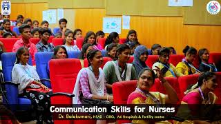 Communication Skills for Nurses | Dr. K. Balakumari | சர்வதேச செவிலியர் தினம் |FOGCE 2024