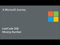 LeetCode 268 - Missing Number: A Microsoft Journey