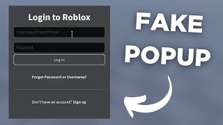 How Effective is My Fake Roblox Sign-in Popup?