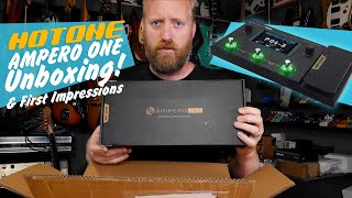 HOTONE Ampero ONE - Unboxing and first impressions - compact \u0026 affordable mulit-fx. But is it good?