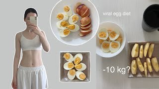 -10 kg 🔥 Egg diet for weight loss 🥚🍴 I tried viral Versatile Vicky diet + workout for 3 days | vlog