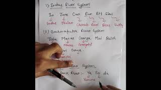 Tricks to remember Indian Rivers and River systems