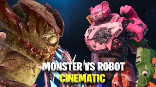 ROBOT VS MONSTER CINEMATIC, Fortnite Season 9 Event, Final Showdown
