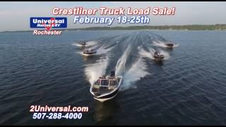 2017 Crestliner Truck Load Sale At Universal Marine And RV!