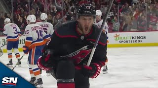 Hurricanes' Stefan Noesen Cleans Up In Front For Go-Ahead Goal