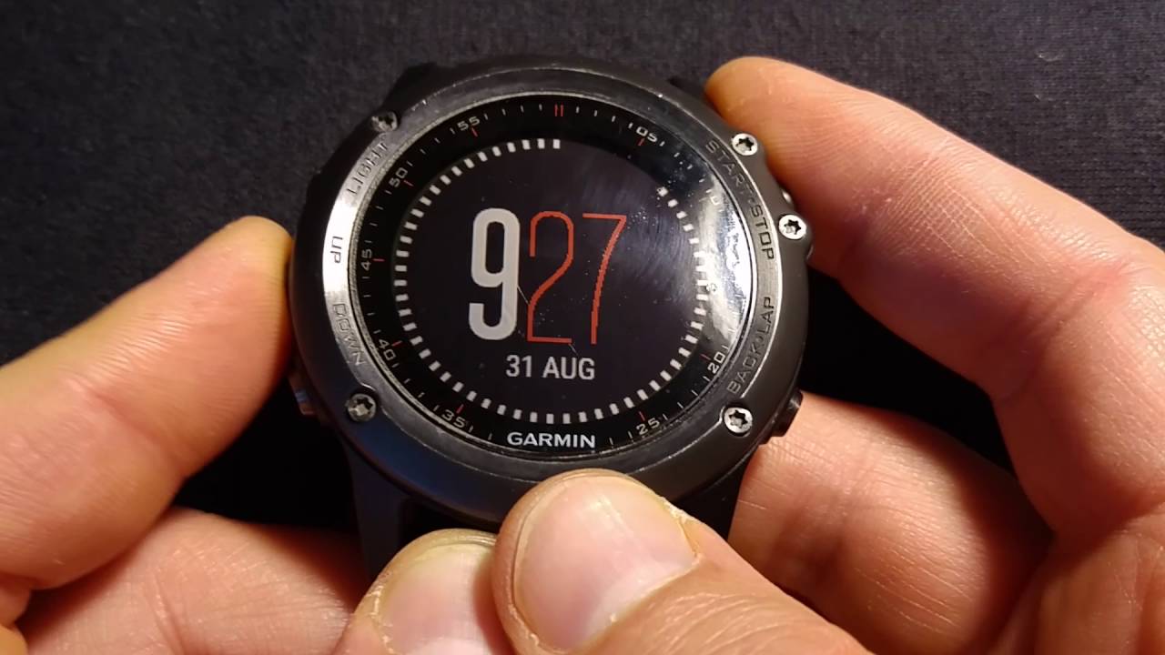 Garmin Fenix 3 Basics Youtube