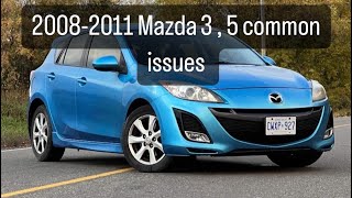 2008-2011 Mazda 3, review and common issues.