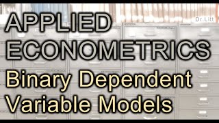 Categorical Dependent Variables 03: Logit and Probit Models