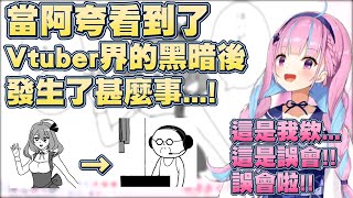 【湊あくあ/ホロライブ】當阿夸看到Vtuber裡面是大叔後.../阿夸玩閱讀空氣3精華!【Vtuber翻譯】