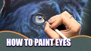 Masterclass Techniques for Realistic Painting | Cat Eyes
