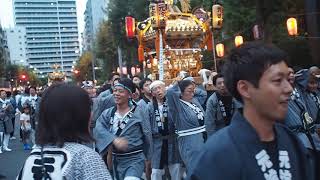 新宿　熊野神社　令和元年　例大祭　淀橋連合神輿渡御　元淀睦　2019/9/22 Shinjuku Mikoshi Festival 114