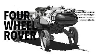 Concept Department: Four Wheel Rover sketch