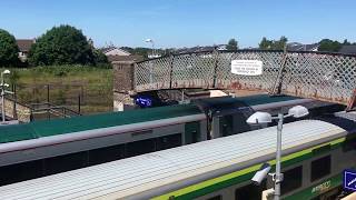 Irish Rail 201 loco 226 + MK4 set + DVT 4006 pass Kildare for Cork (18/6/17)