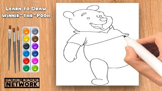 Learn to Draw Winnie-the-Pooh in Easy Steps | Drawing and Art Lesson |